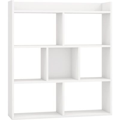 Giantex Étagère bibliothèque à 7 cubes 4 niveaux blanc 80 x 20 x 90 cm - Publicité Giantex Étagère bibliothèque à 7 cubes 4 niveaux blanc 80 x 20 x 90 cm - Publicité