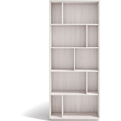 Herdasa Bibliothèque en mélaminé blanc 191x80x32 cm - Publicité Herdasa Bibliothèque en mélaminé blanc 191x80x32 cm - Publicité