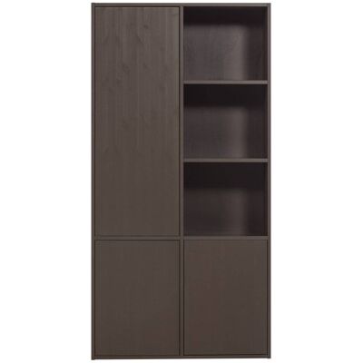 WOOOD Armoire de rangement gauche en pin marron - Publicité WOOOD Armoire de rangement gauche en pin marron - Publicité