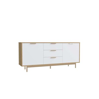 Concept Usine Buffet scandinave blanc et bois naturel