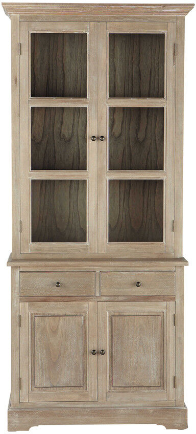 Maisons du Monde Vaisselier en paulownia grisé Cavaillon Maisons du Monde Vaisselier en paulownia grisé Cavaillon