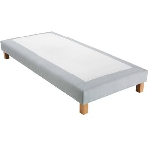 Maisons du Monde Sommier tapissier gris clair 80x200