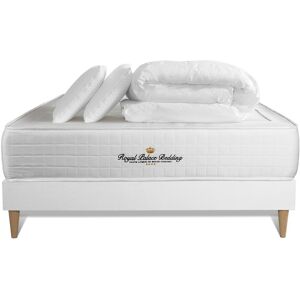 Royal palace bedding Pack matelas sommier kit 200x200 oreiller couette