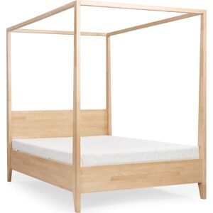 Skandica Lit baldaquin canopee hetre Bois Bois clair