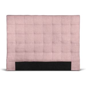 Usinestreet Tete de lit capitonnee en tissu - Rose, Largeur - 140 cm