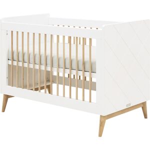 Bopita Lit bebe 60x120 blanc chene