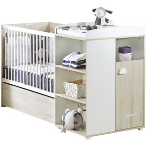 Baby Price Lit Combine 120x60 Evolutif en 90x190 en bois