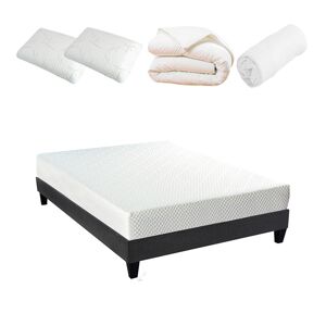 Bellecour Ensemble 180x200 Matelas + Sommier + Accessoires