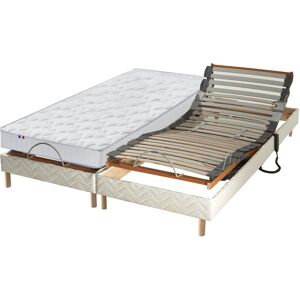 Idliterie Lit Electrique memoire de forme 2x80x200