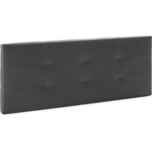 HOMN Tete de lit 160x60 cm noir, cuir synthetique