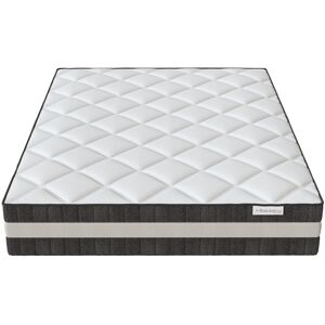 HBEDDING Matelas 160x200 Ressorts Ensaches - Mousse Ergo, Haute densite