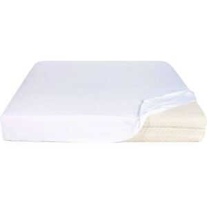 Pilimpi Protege-matelas en 100% coton bio blanc 140 x 200 cm