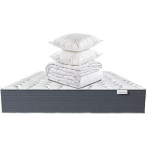 HBEDDING Ensemble matelas 140x190 Memoire De Forme +Couette 240x220 + Oreillers