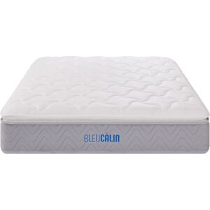 Bleu Calin Matelas ressorts ensaches mousse memoire de forme 30cm 140x190cm