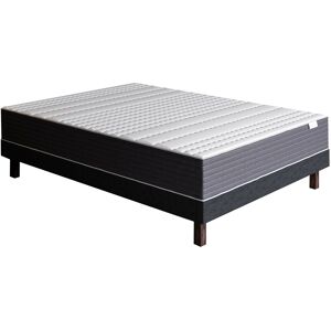 HBEDDING Ensemble Matelas 160x200 Memoire de Forme - Mousse Ergo + Sommier