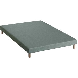 Idliterie Sommier tapissier vert celadon 160x200