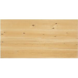 Decowood Tete de lit lames horizontales en bois 180x80 cm