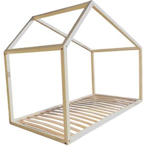 La Fabrique des Potirons Lit enfant montessori grande cabane 90x190 en hetre massif