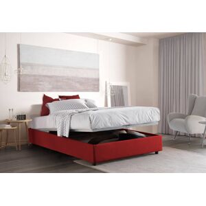 Talamo Italia Lit conteneur double 140x190 cm en tissu rouge