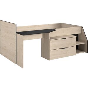 Calicosy Lit Combine avec Bureau 2 tiroirs - 90x200 cm