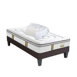 Bellecour Ensemble 90x190 Matelas Ressorts + Sommier + Accessoires