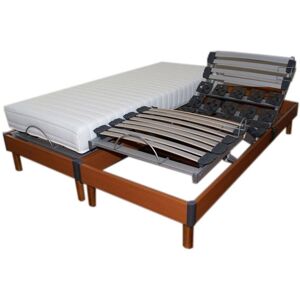 Idliterie Sommiers relaxation electrique francais 2x90x200