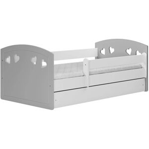 Kocot Kids Lit Enfant a barriere 180x80 cm avec tiroir - matelas non inclus