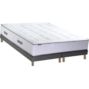 Idliterie Ensemble Matelas Ressort 7 zones Memoire de forme 2 Sommiers 180x200