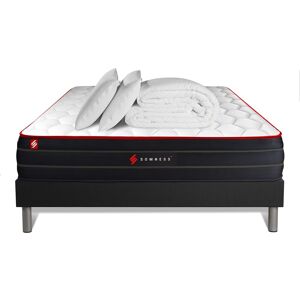 Somness Pack matelas sommier 160x200 oreiller couette