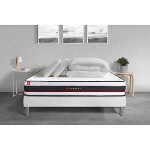 Somness Pack matelas sommier 140x190 oreiller couette