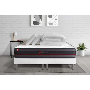 Somness Pack matelas sommier 200x200 oreiller couette