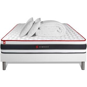 Somness Pack matelas sommier 160x200 oreiller couette