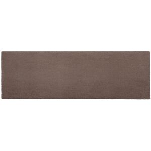 RNT by Really Nice Things Tete de lit tapissee en tissu teddy marron 145x52cm