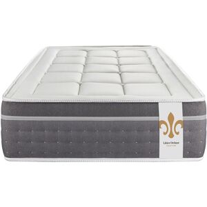 Litier Deluxe Matelas 90x190 Ressorts et memoire de forme - Equilibre