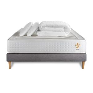 Litier Deluxe Pack matelas sommier kit 180x200 oreiller couette