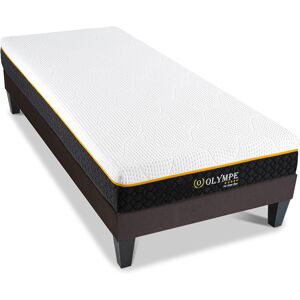 Olympe Ensemble 90x200 Matelas + Sommier Bois