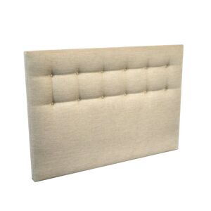 Nuit Celeste Tete de lit capitonnee - Beige, - 140 x 115 cm