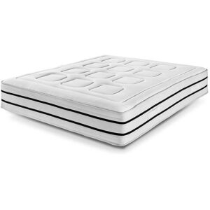 BEZEN Matelas Ressorts ensaches et memoire de forme 120x190 cm