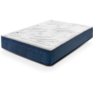 BEZEN Matelas 30 cm a ressorts ensaches double face hiver-ete 80x200 cm