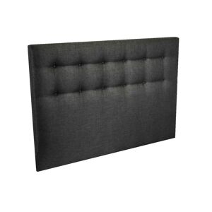 Nuit Celeste Tete de lit capitonnee - Anthracite, - 180 x 115 cm