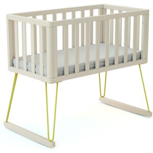 Jurababy Berceau 40x80 blanc et jaune