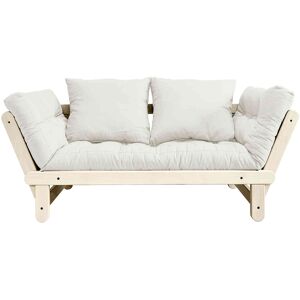 Karup Design Banquette ajustable en pin massif naturel matelas naturel 75x200