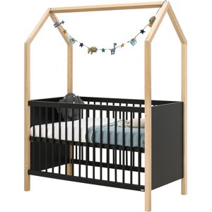 Toi Toi Kids Lit bebe 60x120 noir naturel