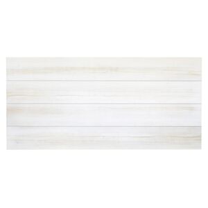 Decowood Tete de lit en bois de pin couleur blanche decape 150x80cm