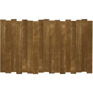 Hannun Tete de lit en bois d epicea couleur marron vieilli pour lit 90 cm