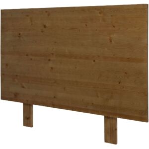 Hannun Tete de lit en bois pour lit de 135 cm couleur marron