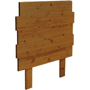 Hannun Tete de lit en bois d'epicea pour lit de 135 cm couleur marron