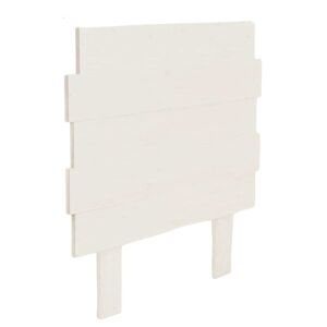 Hannun Tete de lit en bois d'epicea pour lit de 90 cm couleur blanc