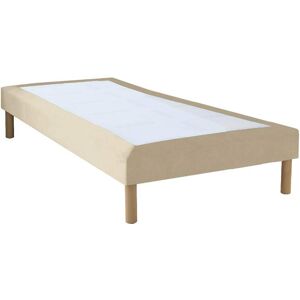 Denantes Sommier velours blanc 70x200 cm