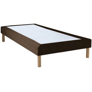 Denantes Sommier velours marron 70x190 cm